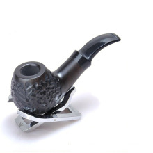 Black wood pipe smoking set with bent short handle filter tip fashionable smoking set